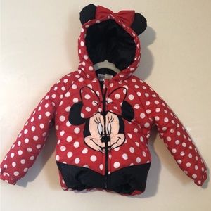 Licensed Disney Minnie Coat 3T